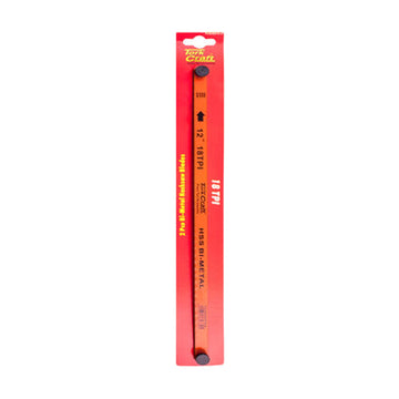 Tork Craft 2pc Hacksaw Blade Bi-metal 18tx300 Hanging Card - image 01