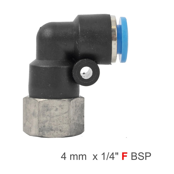 AirCraft PU Hose Fitting Elbow 4mm-1/4 F - image 01