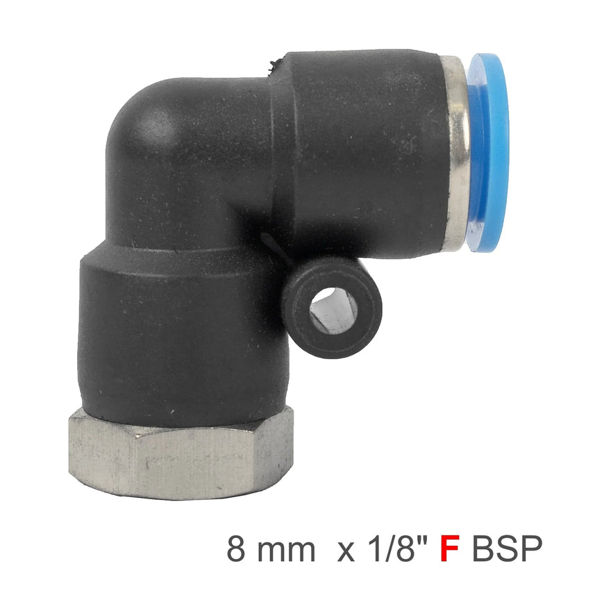 AirCraft PU Hose Fitting Elbow 8mm-1/8 F - image 01
