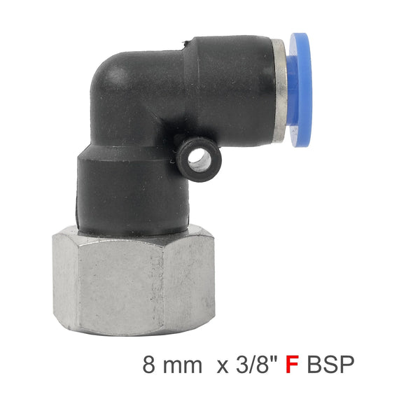 AirCraft PU Hose Fitting Elbow 8mm-3/8 F - image 01