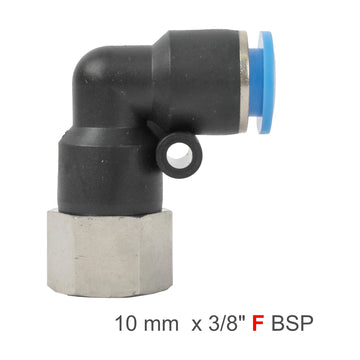 AirCraft PU Hose Fitting Elbow 10mm-3/8 F - image 01