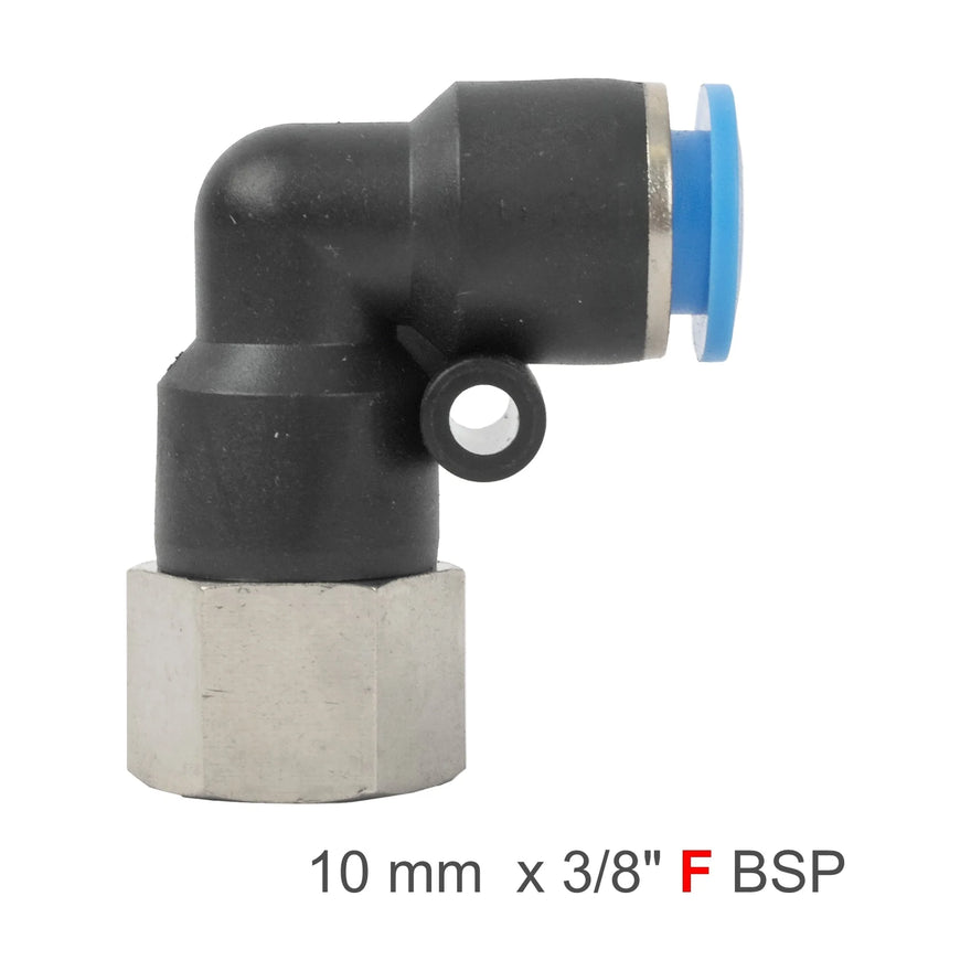 AirCraft PU Hose Fitting Elbow 10mm-3/8 F - image 01