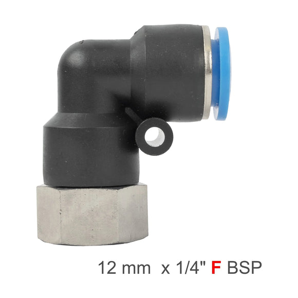 AirCraft PU Hose Fitting Elbow 12mm-1/4 F - image 01