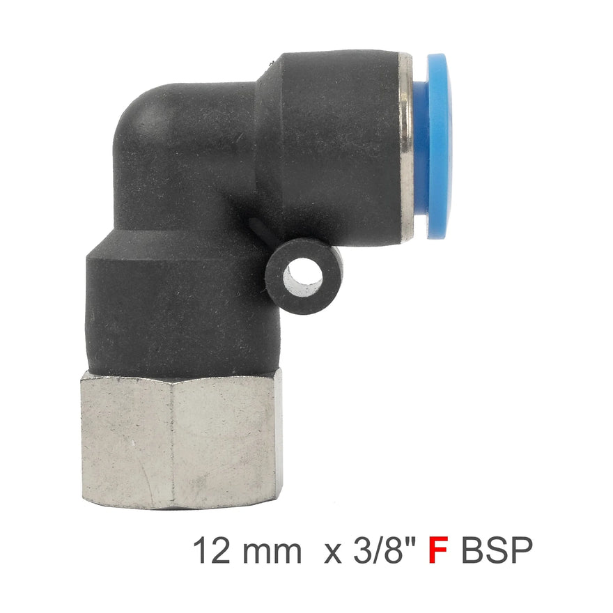 AirCraft PU Hose Fitting Elbow 12mm-3/8 F - image 01