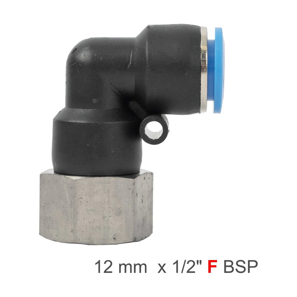 AirCraft PU Hose Fitting Elbow 12mm-1/2 F - image 01