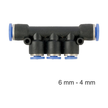 AirCraft PU Hose Fitting Manifold 6mm-4mm - image 01