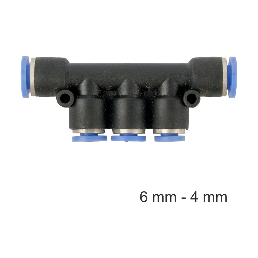 AirCraft PU Hose Fitting Manifold 6mm-4mm - image 01