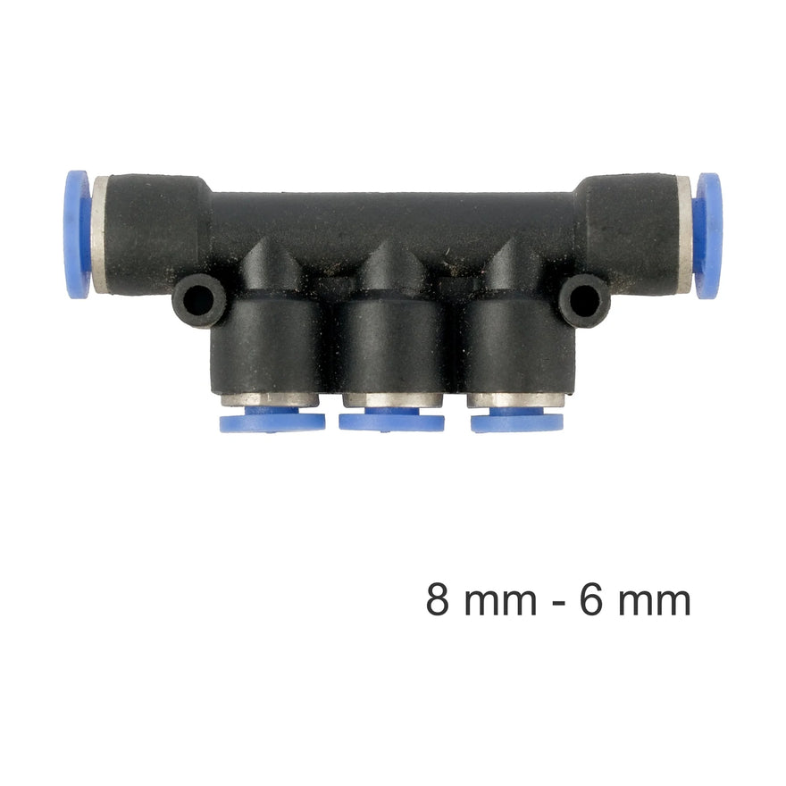 AirCraft PU Hose Fitting Manifold 8mm-6mm - image 01