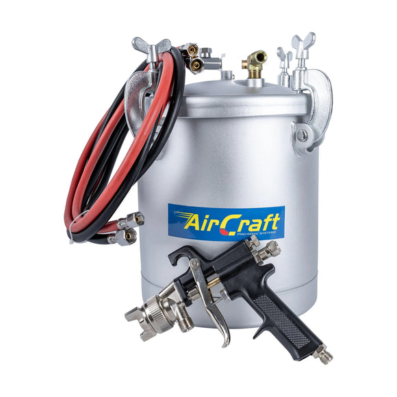 AirCraft 10L Paint Pot With 2M Hose And Gun 1.8mmNo Cup - image 01
