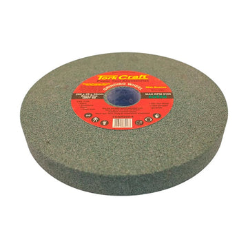 Tork Craft Grinding Wheel 200x25x32mm Bore Fine 60 Grit with Bushes for Bench Grinders Green - image 01