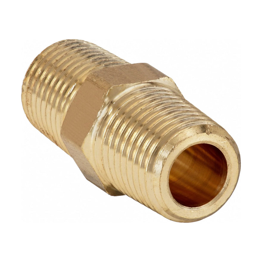 AirCraft Nipple Brass 3/8X3/8 M/M - image 01