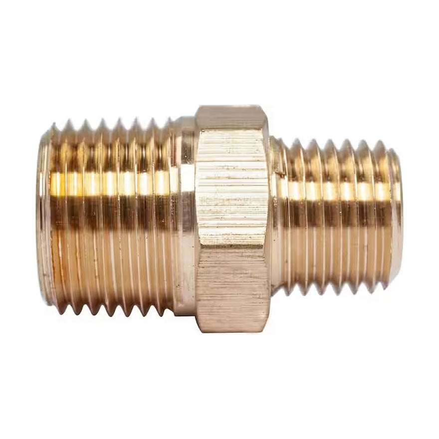 AirCraft Nipple Brass 1/4X3/8 M/M - image 01