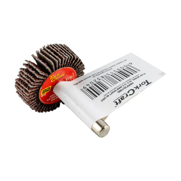 Tork Craft Flap Wheel 30 X 10 X 6mm Shaft 80 Grit Per Each - image 01