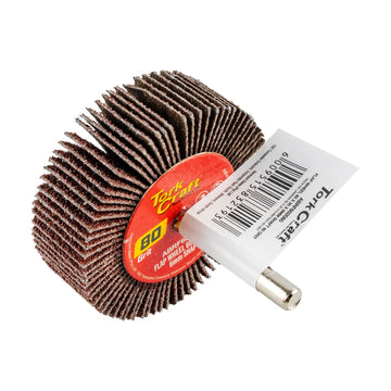 Tork Craft Flap Wheel 60 X 20 X 6mm Shaft 80 Grit Per Each - image 01