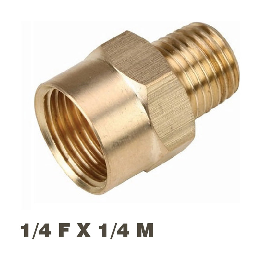 AirCraft Reducer Brass 1/4X1/4 M/F - image 01