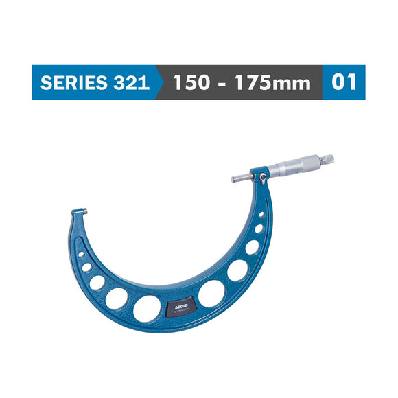 Accud Outside Micrometer 150-175mm 0.007mm Accuracy 0.01mm Graduation - image 01
