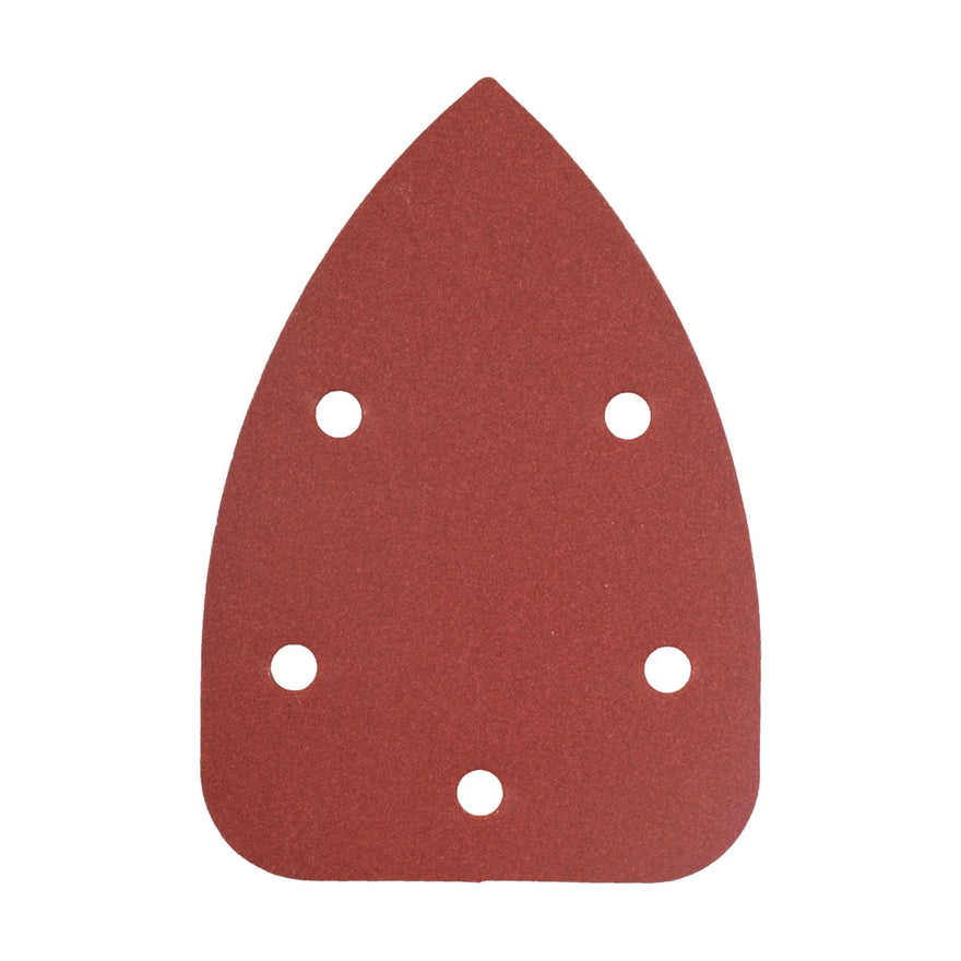 Tork Craft Sanding Triangle 400 Grit 140 X 140 X 98mm 5 Pack with Holes Hook And Loop - image 01