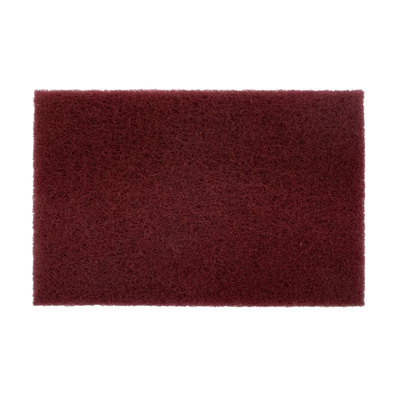 Tork Craft Pad Non Woven Industrial Strength 150 X 230mm Super Fine Maroon 20pc - image 01