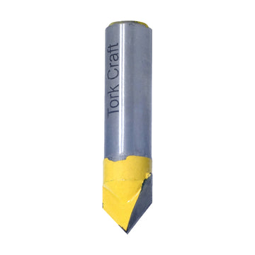 Tork Craft Router Bit V Groove 90 Degree 5/8' - image 01