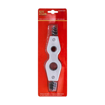 Tork Craft Pipe Cleaner & Deburer Tube Brush 15 & 19mm Wire Brush - image 01