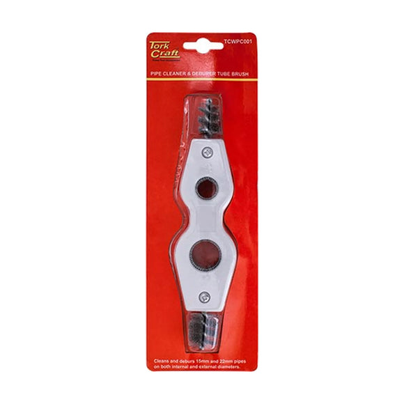 Tork Craft Pipe Cleaner & Deburer Tube Brush 15 & 19mm Wire Brush - image 01