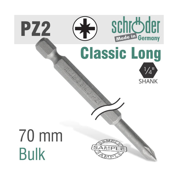 Schroder Pozi No. 2 70mm Power Bit - image 01