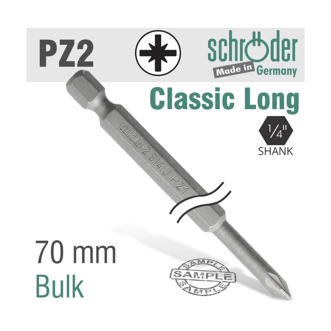 Schroder Pozi No. 2 70mm Power Bit - image 01
