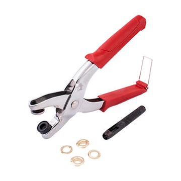 Tork Craft Grommet Setting Tool Kit + 10pc Eyelets 8mm - image 01