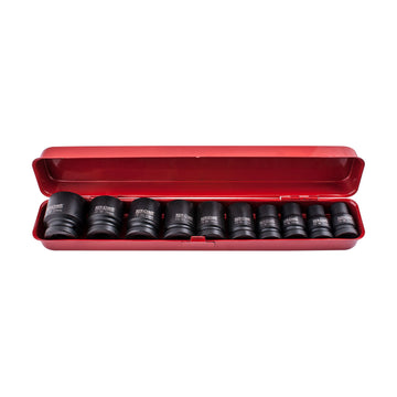 Tork Craft 10pc Impact Socket Set 1/2' Drive (10.11.13.14.17.19.21.22.24.27) - image 01