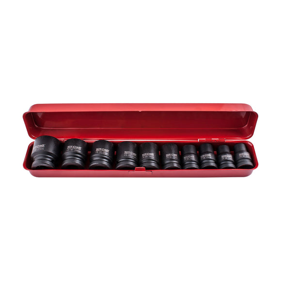 Tork Craft 10pc Impact Socket Set 1/2' Drive (10.11.13.14.17.19.21.22.24.27) - image 01