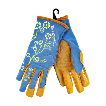 Tork Craft Garden Gloves Ladies Slim Fit Medium Blue - image 01