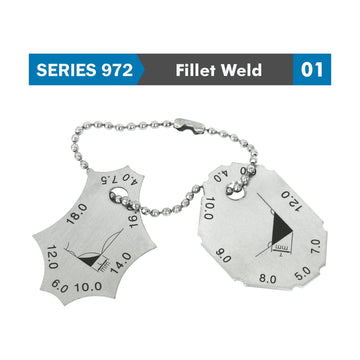 Accud Welding Gauge 4-10,12mm / 4-10,12,14,16,18mm Double Printing 0.5mm Accuracy - image 01