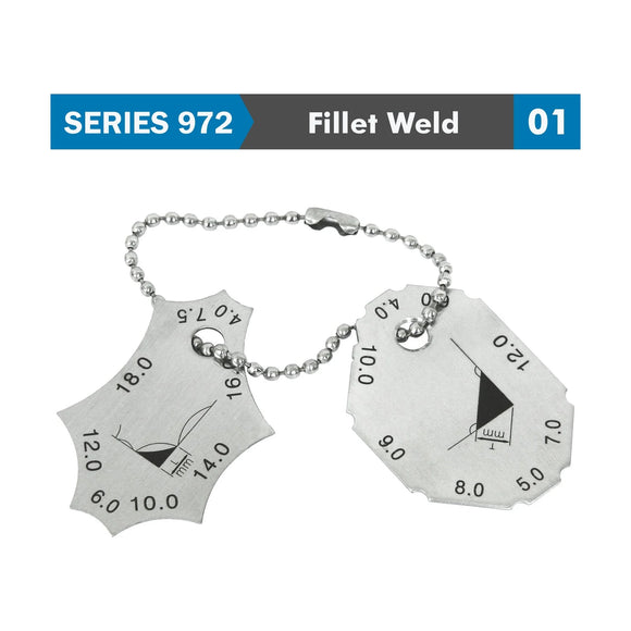Accud Welding Gauge 4-10,12mm / 4-10,12,14,16,18mm Double Printing 0.5mm Accuracy - image 01