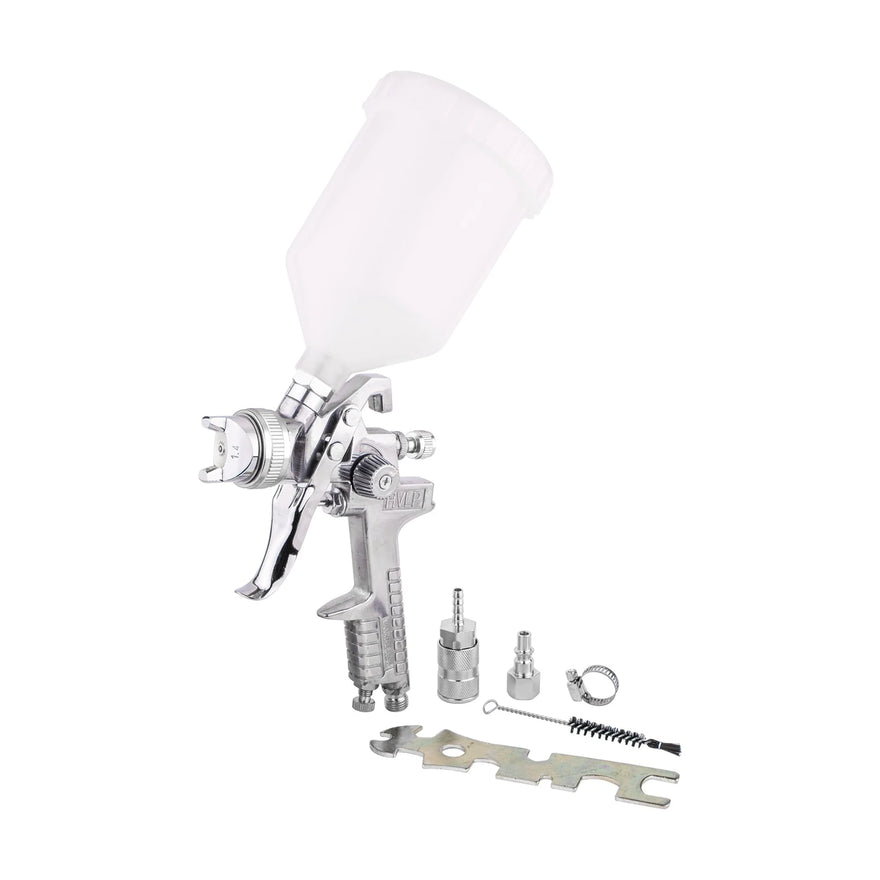 AirCraft Spray Gun HVLP 1.4mm Nozzle With Female Connector & Universal Coupler - image 01