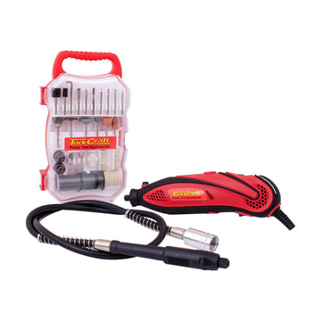 Tork Craft Mini Rotary Tool And 72 Pc Accessory Kit With Flexible Shaft - image 01