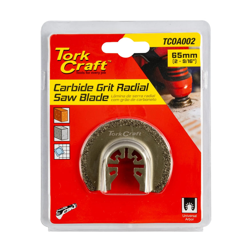 Tork Craft Quick Change Carbide Grit Radial Saw Blade 65mm(2-9/16') - image 01