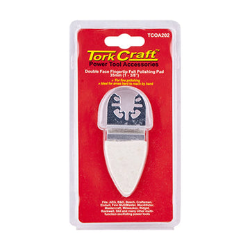 Tork Craft Quick Change Base & Arbor 35mm D/f Fingertip Felt Polishing Pad - image 01