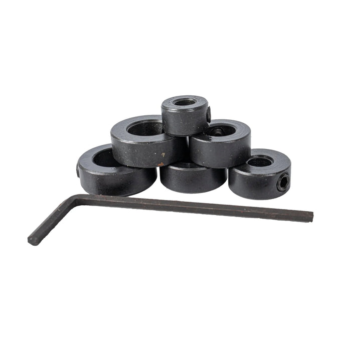 Tork Craft Tork Craft 7pc Drill Stop Set (5.6.8.10.11.12mm) + Allen Key - image 01