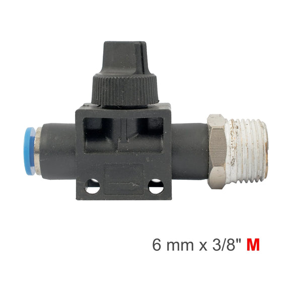 AirCraft PU Hose Fitting Valve 6mmX 3/8'M - image 01