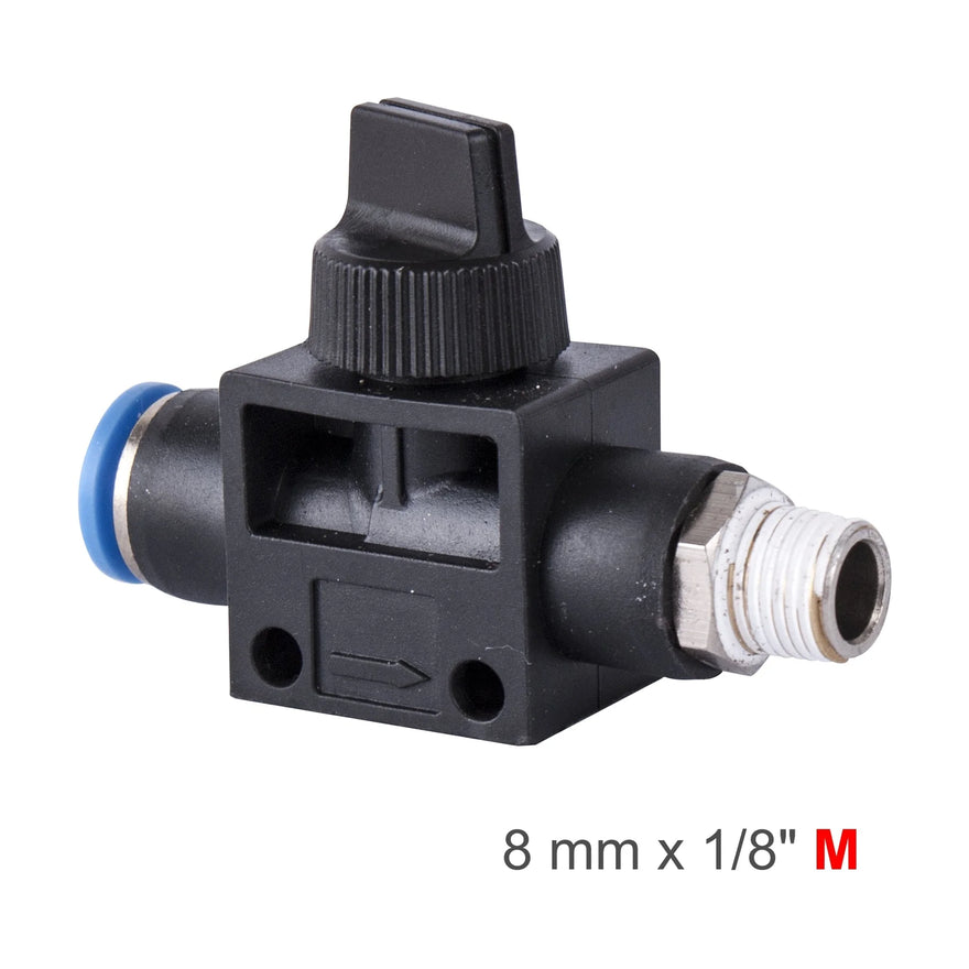 AirCraft PU Hose Fitting Valve 8mmX 1/8'M - image 01