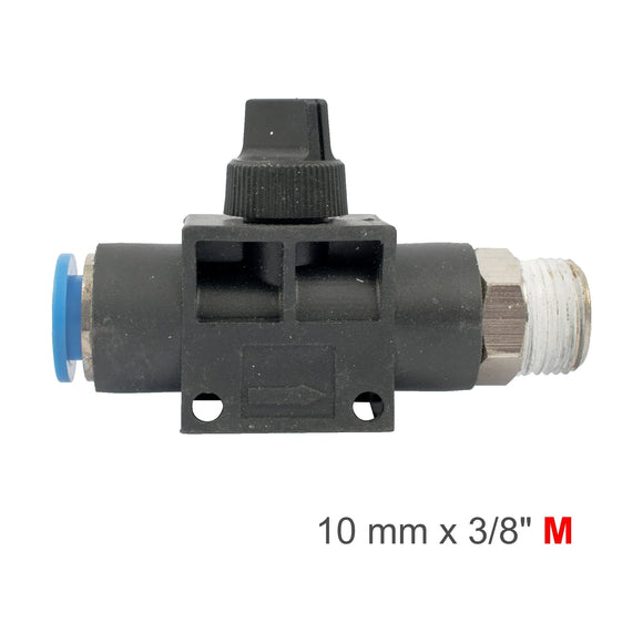 AirCraft PU Hose Fitting Valve 10mmX 3/8'M - image 01