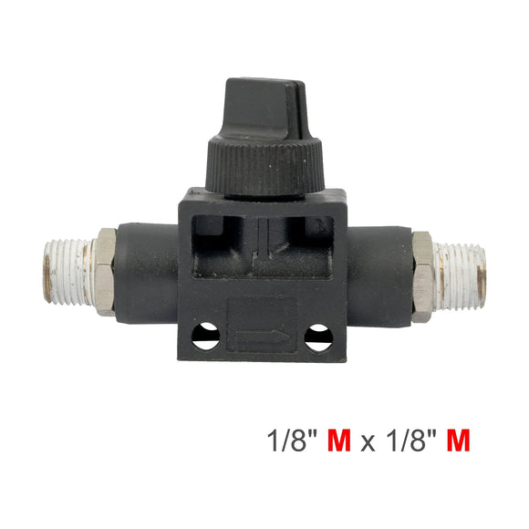 AirCraft PU Hose Fitting Valve 1/8'M X 1/8'M - image 01