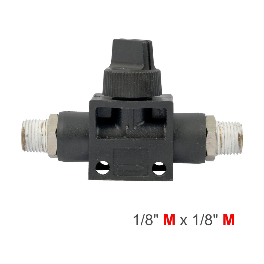AirCraft PU Hose Fitting Valve 1/8'M X 1/8'M - image 01