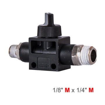 AirCraft PU Hose Fitting Valve 1/8'M X 1/4'M - image 01