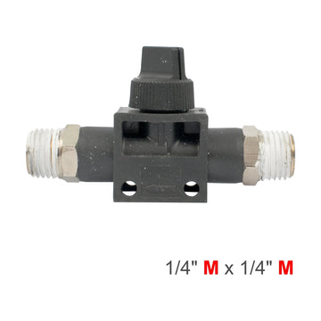 AirCraft PU Hose Fitting Valve 1/4'M X 1/4'M - image 01
