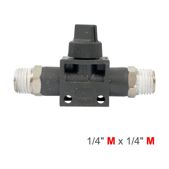 AirCraft PU Hose Fitting Valve 1/4'M X 1/4'M - image 01