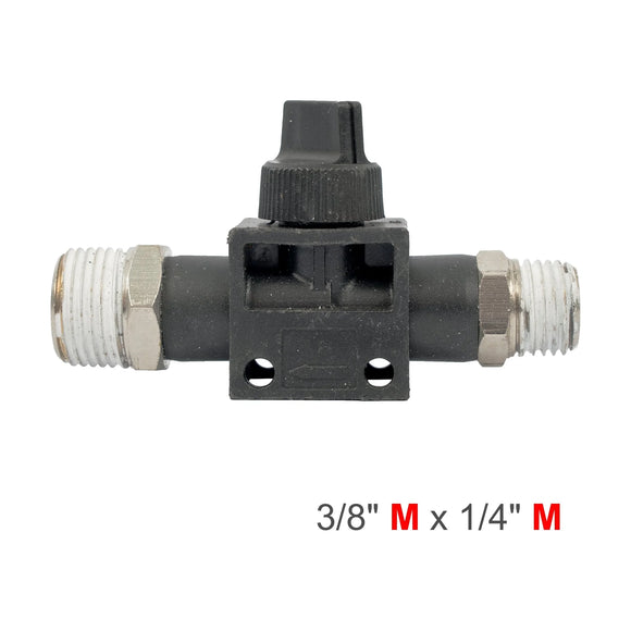 AirCraft PU Hose Fitting Valve 3/8'M X 1/4'M - image 01