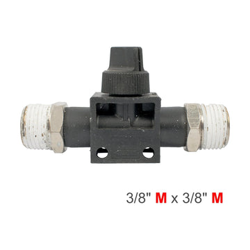 AirCraft PU Hose Fitting Valve 3/8'M X 3/8'M - image 01