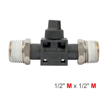 AirCraft PU Hose Fitting Valve 1/2'M X 1/2'M - image 01