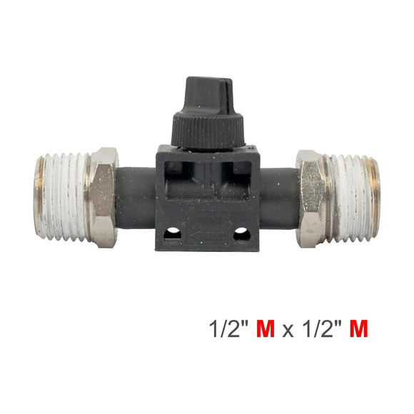 AirCraft PU Hose Fitting Valve 1/2'M X 1/2'M - image 01